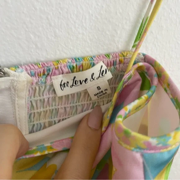 For love & lemons emily tie shoulder top - Picture 7 of 9